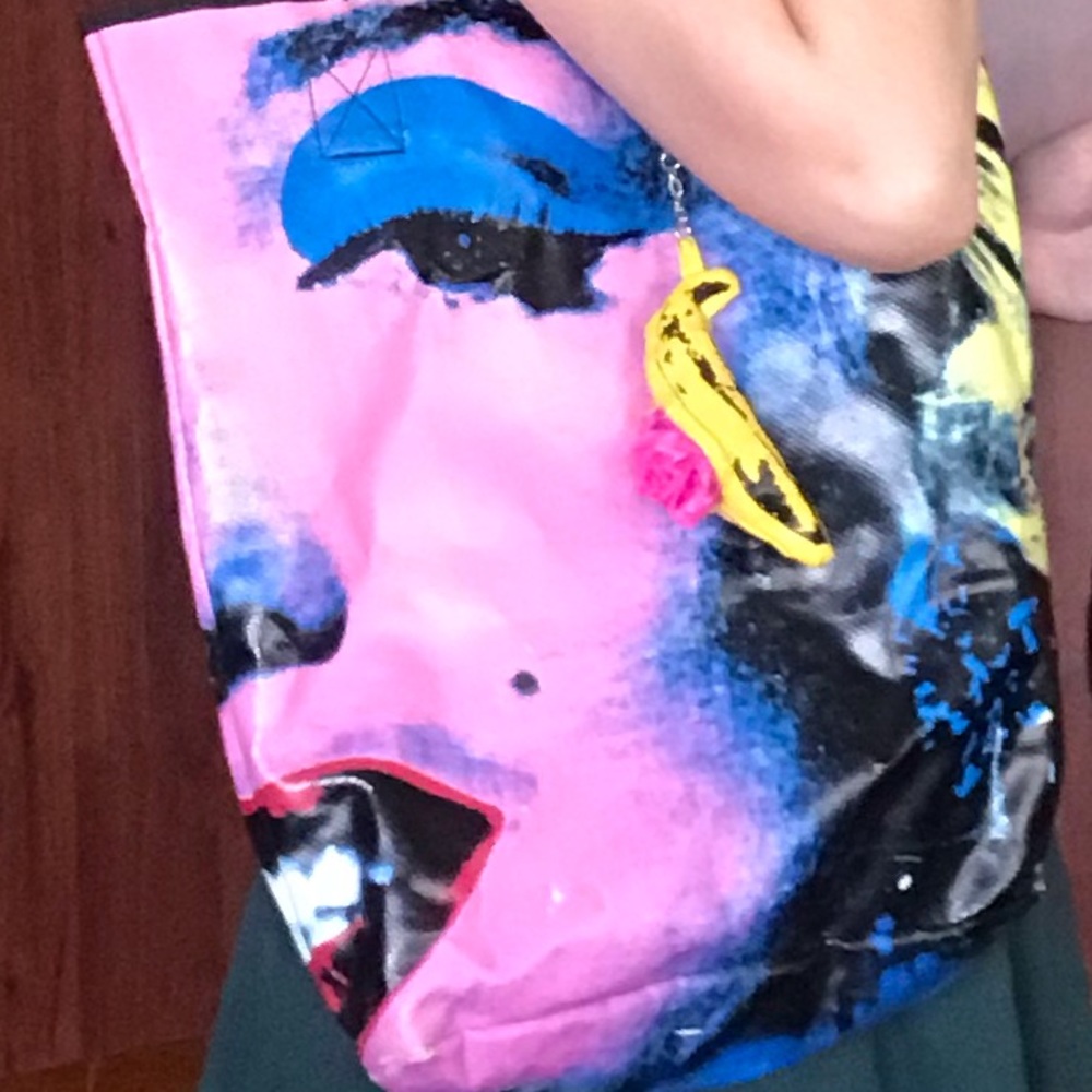 Andy Warhol Marilyn Monroe Bag with Banana Bag